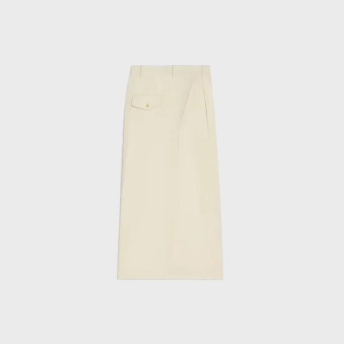 Montauk Cropped-Hose aus Diagonalwolle Montauk Cropped-Hose aus Diagonalwolle