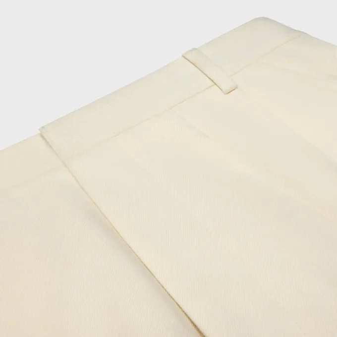 Montauk Cropped-Hose aus Diagonalwolle Montauk Cropped-Hose aus Diagonalwolle