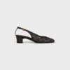 Neo City Slingback aus Triomphe-beschichtetem Stoff Neo City Slingback aus Triomphe-beschichtetem Stoff