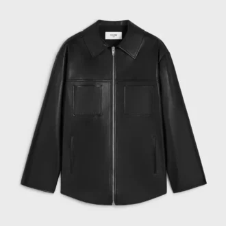 Overshirt aus Lammleder