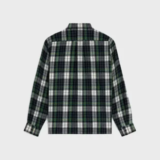 Overshirt aus Tartan-Kaschmir
