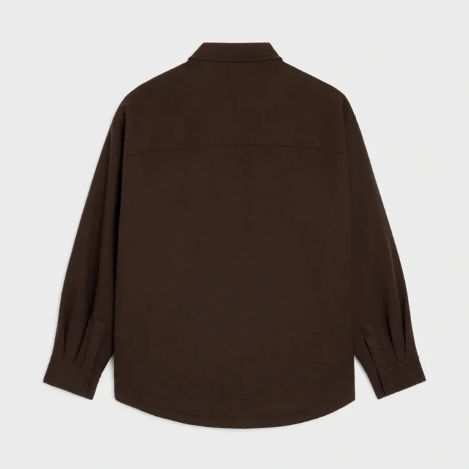 Overshirt aus Wollflanell