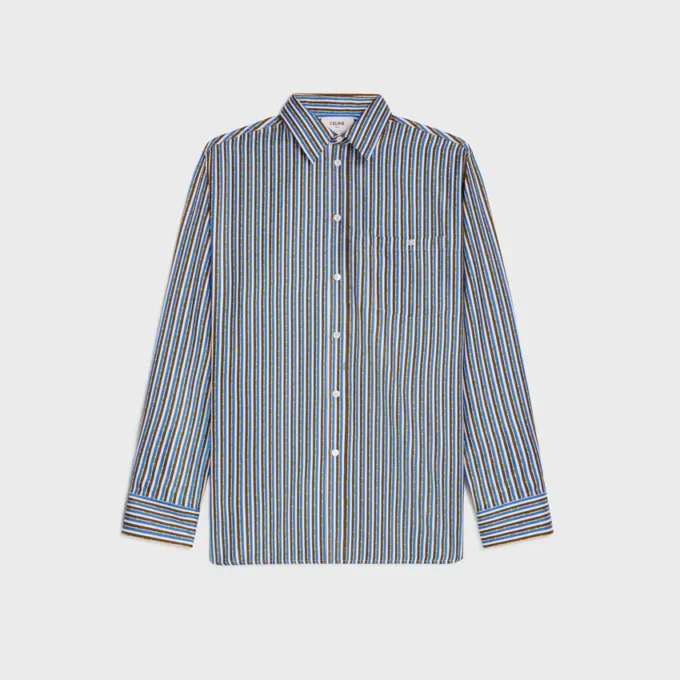 Oversize-Hemd aus Seidentwill Oversize-Hemd aus Seidentwill