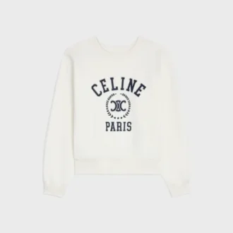 Oversize-Sweatshirt aus Baumwollfleece