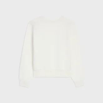 Oversize-Sweatshirt aus Baumwollfleece