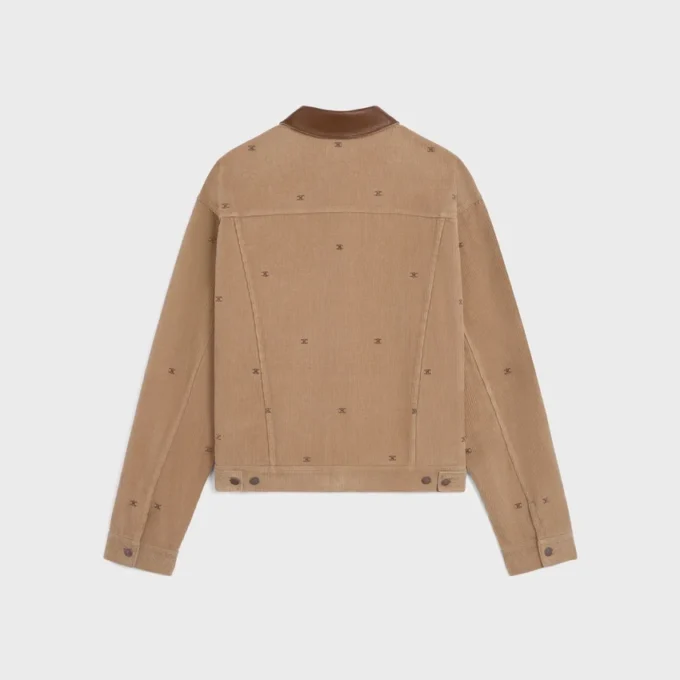 Oversized-Truckerjacke aus Cord Oversized-Truckerjacke aus Cord