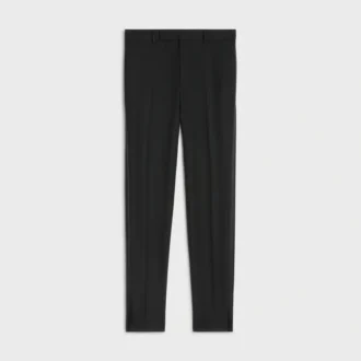 Pantalon Classique Tux aus Grain De Poudre-Wolle Pantalon Classique Tux aus Grain De Poudre-Wolle