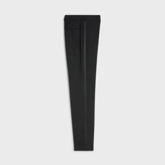 Pantalon Classique Tux aus Grain De Poudre-Wolle Pantalon Classique Tux aus Grain De Poudre-Wolle