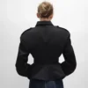 Peplum-Jacke aus Wollgabardine