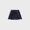 Peplum-Rock aus leichtem Baumwoll-Denim Peplum-Rock aus leichtem Baumwoll-Denim