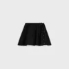 Peplum-Rock aus Mohairwolle