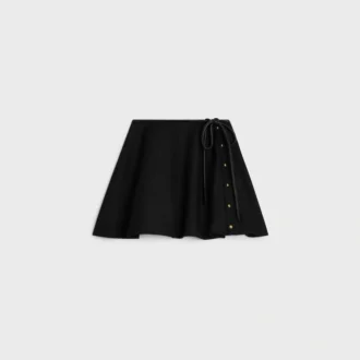 Peplum-Rock aus Mohairwolle