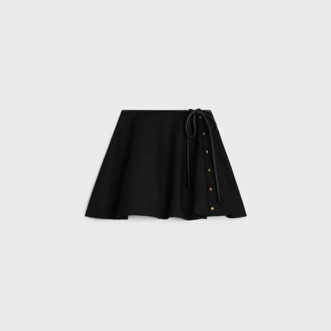 Peplum-Rock aus Mohairwolle