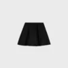 Peplum-Rock aus Mohairwolle