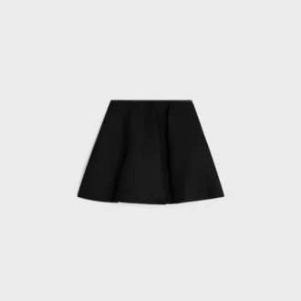 Peplum-Rock aus Mohairwolle