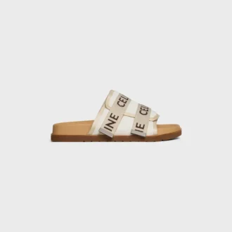 Pitea-Sandale aus Canvas mit „CELINE“-Jacquard Pitea-Sandale aus Canvas mit „CELINE“-Jacquard