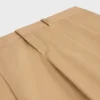 Plisseehose aus Baumwoll-Canvas