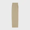 Plisseehose aus Baumwoll- und Wollgabardine