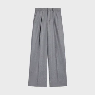 Plisseehose aus Kaschmirflanell