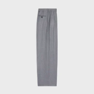 Plisseehose aus Kaschmirflanell
