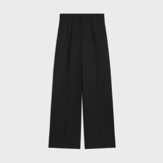 Plisseehose aus leichtem Wollgabardine Plisseehose aus leichtem Wollgabardine