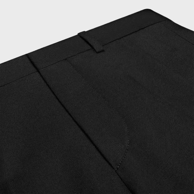 Plisseehose aus leichtem Wollgabardine Plisseehose aus leichtem Wollgabardine