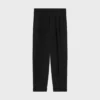 Plisseehose aus Wollgabardine