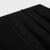Plisseehose aus Wollgabardine