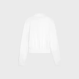 Polo-Pullover aus feiner Baumwolle