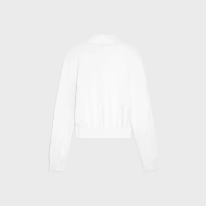 Polo-Pullover aus feiner Baumwolle Polo-Pullover aus feiner Baumwolle