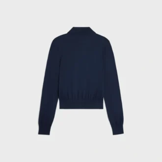 Polo-Pullover aus feiner Baumwolle