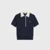 Polo-Pullover aus feiner Kaschmir-Seide Polo-Pullover aus feiner Kaschmir-Seide
