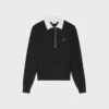 Polo-Pullover aus feiner Kaschmir-Seide Polo-Pullover aus feiner Kaschmir-Seide