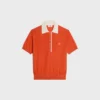 Polo-Pullover aus feiner Kaschmir-Seide Polo-Pullover aus feiner Kaschmir-Seide