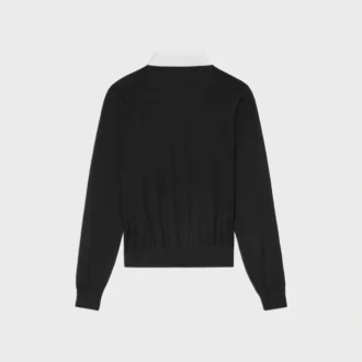 Polo-Pullover aus feiner Kaschmir-Seide