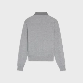 Polo-Pullover aus feiner Kaschmir-Seide