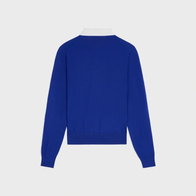 Polo-Pullover aus feiner Kaschmir-Seide Polo-Pullover aus feiner Kaschmir-Seide