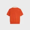 Polo-Pullover aus feiner Kaschmir-Seide Polo-Pullover aus feiner Kaschmir-Seide