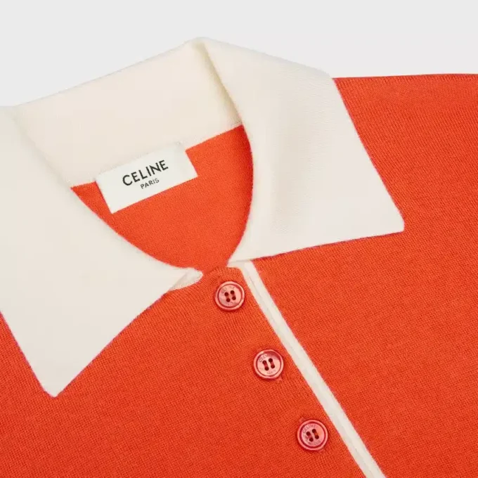 Polo-Pullover aus feiner Kaschmir-Seide Polo-Pullover aus feiner Kaschmir-Seide