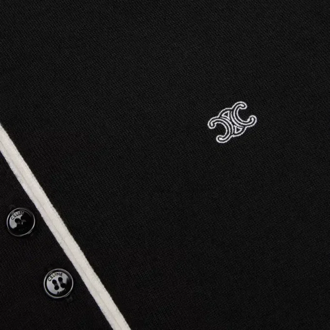 Polo-Pullover aus feiner Kaschmir-Seide