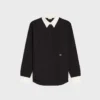 Poloshirt aus geripptem Baumwolljersey Poloshirt aus geripptem Baumwolljersey