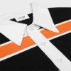 Poloshirt aus gestreiftem Baumwolljersey