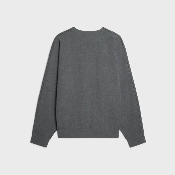 Pullover mit Rundhalsausschnitt aus Baumwolle Pullover mit Rundhalsausschnitt aus Baumwolle