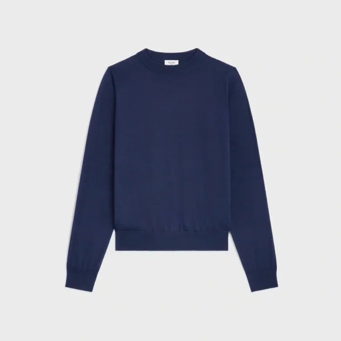 Pullover mit Rundhalsausschnitt aus feinem Kaschmir