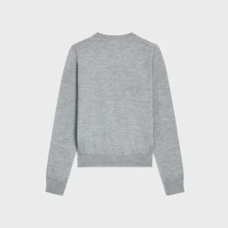 Pullover mit Rundhalsausschnitt aus feinem Kaschmir