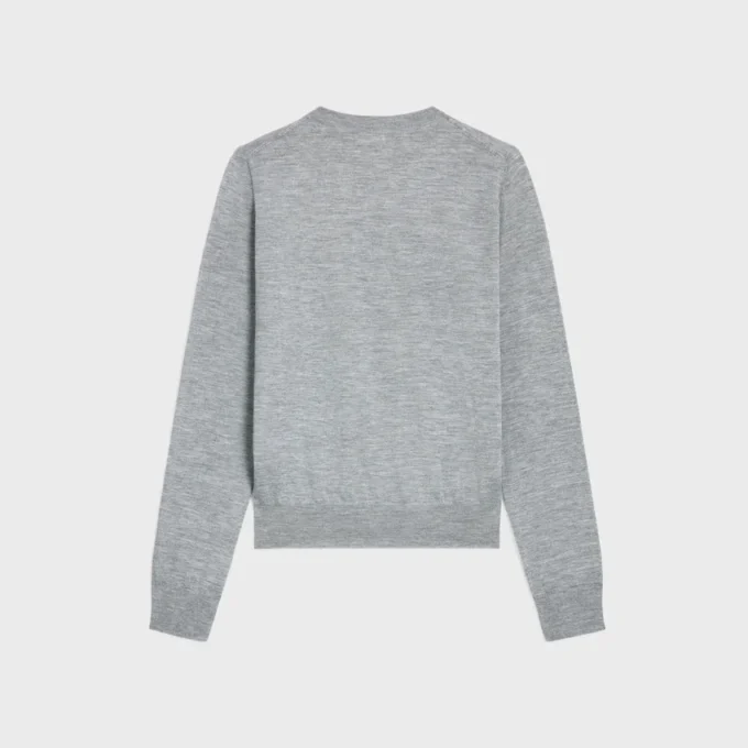 Pullover mit Rundhalsausschnitt aus feinem Kaschmir Pullover mit Rundhalsausschnitt aus feinem Kaschmir