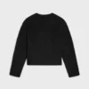 Pullover mit Rundhalsausschnitt aus gebürstetem Mohair Pullover mit Rundhalsausschnitt aus gebürstetem Mohair