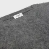 Pullover mit Rundhalsausschnitt aus gebürstetem Mohair Pullover mit Rundhalsausschnitt aus gebürstetem Mohair