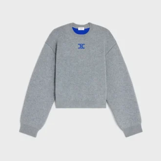 Pullover mit Rundhalsausschnitt aus Kaschmir