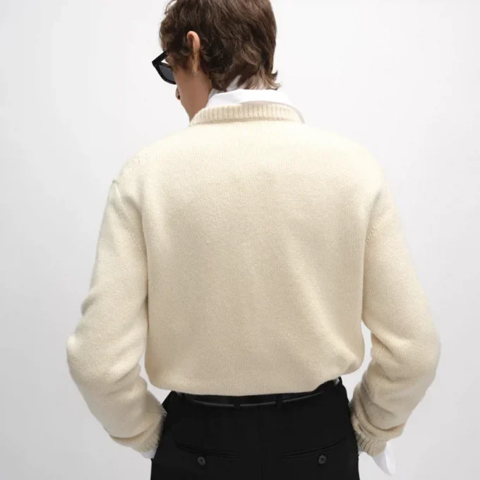 Pullover mit Rundhalsausschnitt aus Kaschmir Pullover mit Rundhalsausschnitt aus Kaschmir